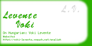 levente voki business card